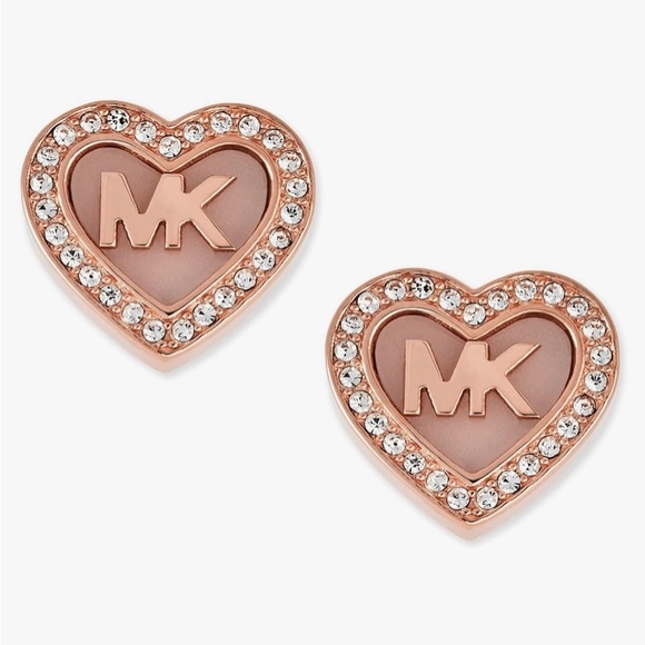 Michael Kors mother of pearl earrings in Rose Gold - Picture 1 of 5